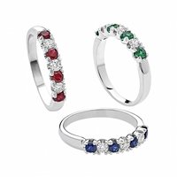 Ringe Giorgio Visconti Dame in Weißgold Rubino 0.35 Ct AB14136DR - AB14136DR/15